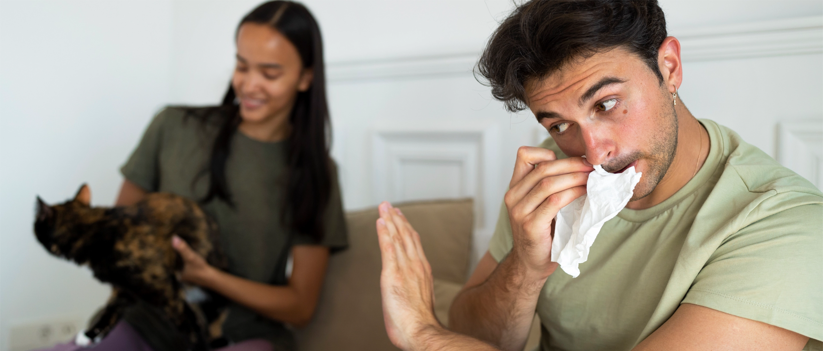 Collage de alérgenos comunes